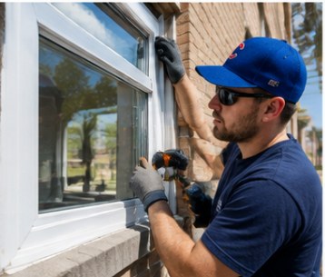 Careful fit and sealing on a Chicago window opening