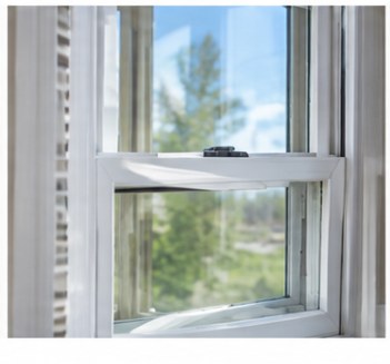 Double-hung tilt-in sash for easy cleaning