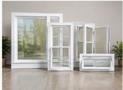 Casement, double-hung, sliding and awning window styles